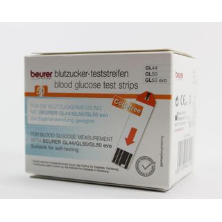 Beurer Blutzucker - Teststreifen  für GL 44/ GL50 / GL50 evo - 50 Stück