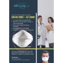 Infimedix Mask Case -blau- mit Atemschutzmaske FFP3 ohne Ventil, EN149:2001+A1:2009 ( 1 Stück )